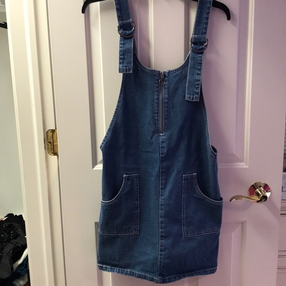 Overall Denim Dress - Picture 1 of 3